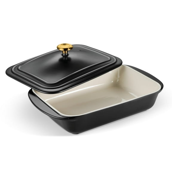 Tramontina 13.6 x 9.6 Inch Covered Ceramic Baking Dish