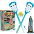 thumbnail image 1 of Juego de lacrosse de juguete Foayex con bastones ajustables, pelota flotante para niños de 3 años o más, 1 of 9