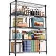 thumbnail image 4 of Storage Shelves Wire Shelving Heavy Duty Metal Storage Shelving Unit Adjustable Garage Shelving Rack Pantry Kitchen, 4 of 6