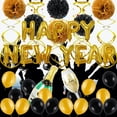 thumbnail image 1 of Set de globos Happy New Year, copa de vino Mylar, 40 unidades, +30 cm, 1 of 3