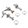 thumbnail image 5 of Chrome Bathroom Sink Faucet 8 in. Widespread Solid Brass Bathroom Faucets w/Sink Drain and Supply Lines| Renovators Supply, 5 of 8