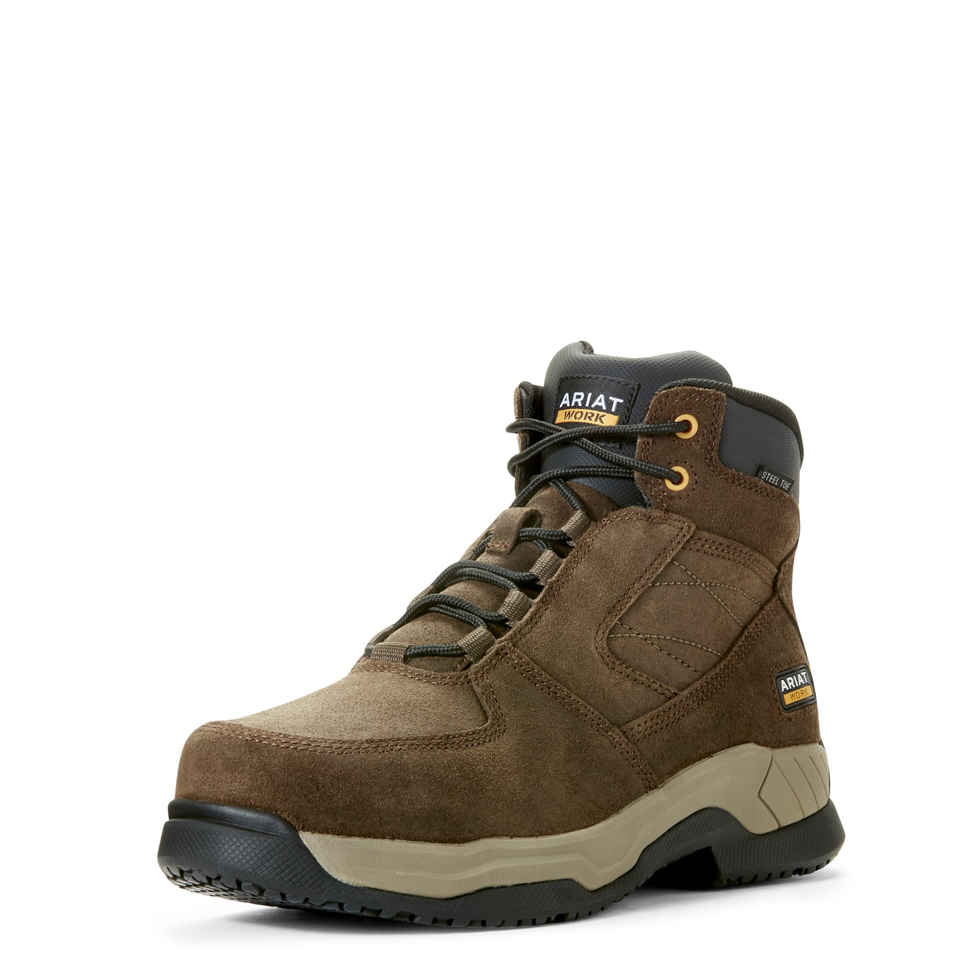 ariat steel toe work boots