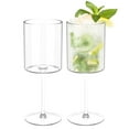thumbnail image 3 of 2 Pcs Verres à Vin Carrés 15oz Grands Verres à Vin Rouges Ou Blancs Verres à Vin Cristal Clairs Verres à Vin Soufflés à la Main Verres à Vin Modernes à Fond Plat pour Bar à la Maison Mariages Fêtes, 3 of 11