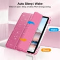 thumbnail image 5 of Fintie Slim Case for iPad Air 11-inch M4/M3/M2 (2026/2025/2024), iPad Air 5th/4th Generation (2022/2020) 10.9 Inch– Sparkly Glitter Cover with Clear Back Shell, Pink, 5 of 9