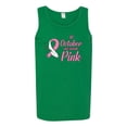 thumbnail image 2 of In October We Wear Pink Awareness Mens Graphic Tank Top, Kelly, Small, 2 of 3