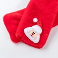 thumbnail image 5 of OUNONA Red Santa Claus Cross Scarf with Cozy Warmth and Stylish Christmas Patterns for Outdoor Winter Wear, 5 of 7