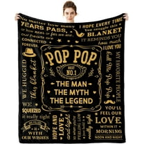 Grandpa Gifts, Gifts for Grandpa, Best Grandpa Gifts, Grandpa Birthday Gifts, Great Grandpa Gifts from Grandchildren Granddaughter Grandson, Unique Grandfather Blanket 60”x50”