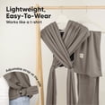 thumbnail image 3 of Portabebés envolvente ajustable KeaBabies D-Lite gris cobre, 3 of 9