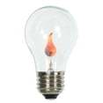 thumbnail image 1 of A19 Clear Flicker Flame E26 Replacement Bulbs, 1 of 1