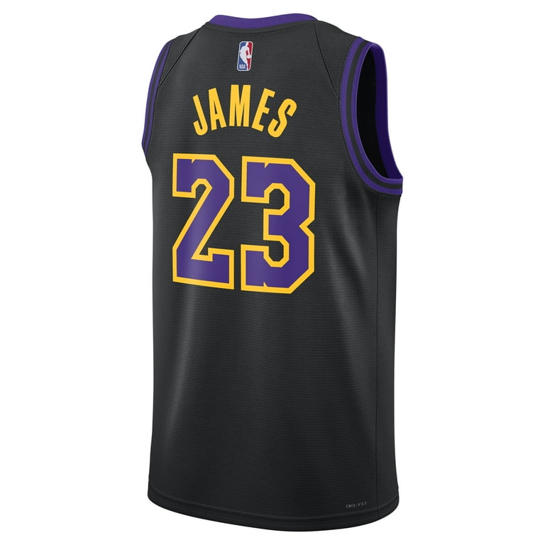 Unisex Nike LeBron James Black Los Angeles Lakers 2025/26 Swingman