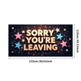 thumbnail image 3 of LUUFILx Sorry You're Leaving Banner Decoration Farewell Party Background Backdrop Celebration Event Office Goodbye Occasions Party Supply Decor, 3 of 9