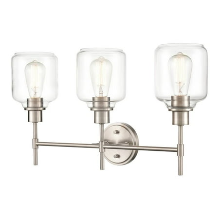 

Millennium Lighting 25 3 Lights Metal Vanity Light in Satin Nickel