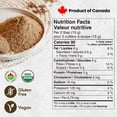 thumbnail image 2 of Rootalive Organic Milled Brown Flax Seed, Cold Milled, Gluten Free, Vegan, Natural Egg Substitute, High in Omega-3 and Fiber, Product of Canada, 454g, 2 of 6