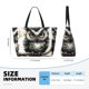thumbnail image 4 of Disketp Whimsical Owl On Branch Bolsa de Playa de Gran Capacidad, Bolso Impermeable y a Prueba de Arena para Mujer, Ideal para Playa, Piscina y Natación, 4 of 7