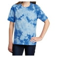 thumbnail image 2 of Yellow Rooster Youth Short Sleeve Crystal Tie-Dye Cotton Tee Sky Blue S, 2 of 6