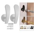 thumbnail image 3 of Baohd 2Pcs Elegant Curtain Holdbacks Drapery Tieback Hooks for Home Decor White, 3 of 6