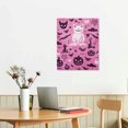 thumbnail image 2 of BCIIG Black Cat Fine Art Aesthetic Poster & Print Wall Painting for Living Room Bedroom Office Decor Canvas Print Halloween Theme Home Office Wall Decor 16x20 in, 2 of 5