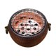 thumbnail image 4 of Juego de té de cobre, juego de té de Kung Fu con filtro de té, accesorio para la del té, tetera, tazas de té martilladas gruesas para viajes Calentador de té, 4 of 9