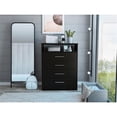 thumbnail image 5 of Home Square 3-Piece Set with Dresser and 2 Nightstands in Black, 5 of 20