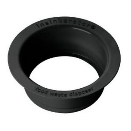 InSinkErator Sink Flange, Matte Black, FLG-MTBLK