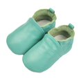 thumbnail image 4 of Hjtefg Toddler Soft-Sole Shoes - Gentle Leather Slippers for Early Movement | Flexible Suede-Bottom Footwear | Breathable Comfort for Little Feet,Color: 1-Light Green Size: 18-24 Months, 4 of 9