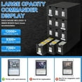 thumbnail image 4 of 12000+ Trading Card Storage Box for Commander Display, Card Deck Box Cardboard with 48 Card Dividers, Labels & Tapes, Trading Card Collection Box Fit for YuGiOh, TCG, PTCG, MTG and Sport Cards, 4 of 7