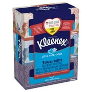 Kleenex Ultra Soft White Tissues, 3 Pack