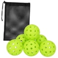 thumbnail image 4 of 6 piezas 40 hoyos Pickleball Balls Pickle Balls Artículos deportivos Golf profesional Verde Cola Pelota de pickleball, 4 of 8