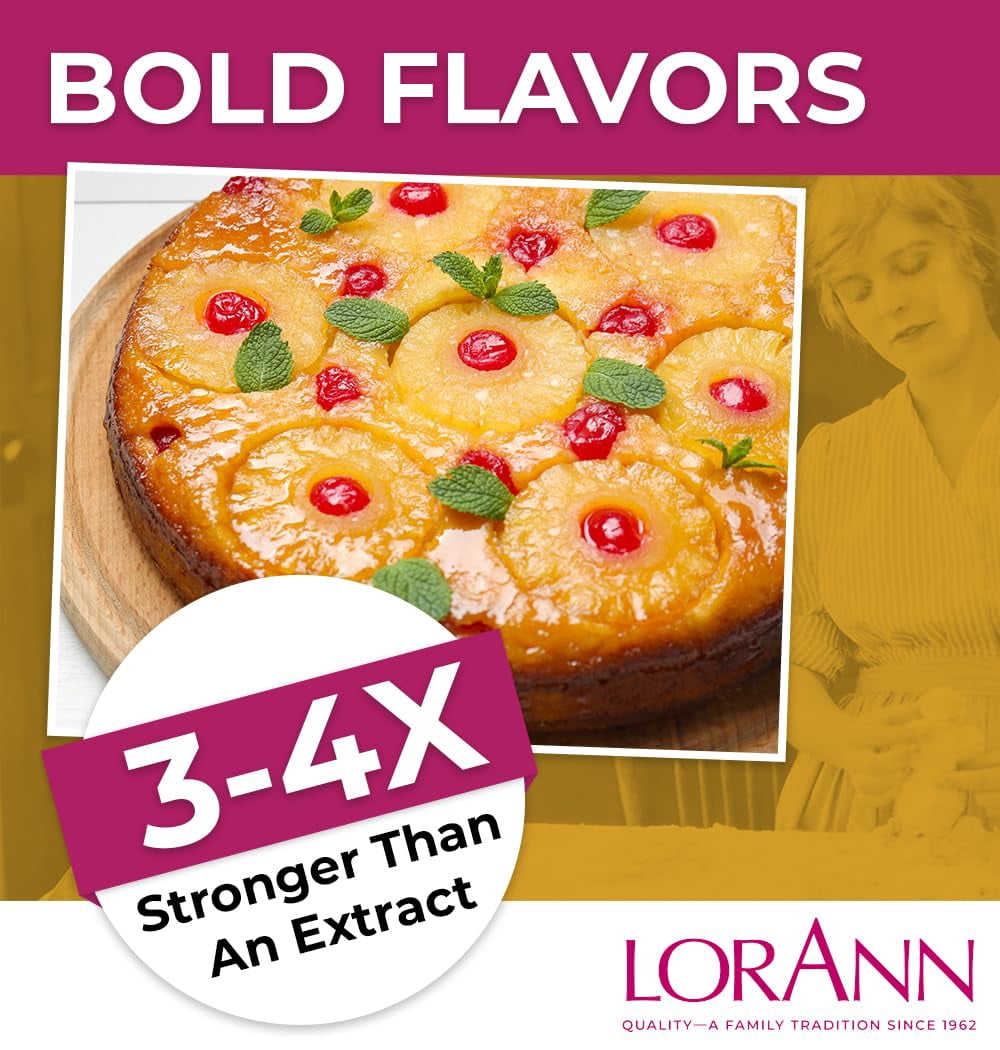 LorAnn Super-Strength Candy & Baking Flavoring 0.125oz 3-Pack - Summer Fruit Variety
