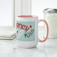 thumbnail image 4 of CafePress - French Kiss Large Mug - 15 oz Ceramic Large White Novelty Mug, 4 of 4