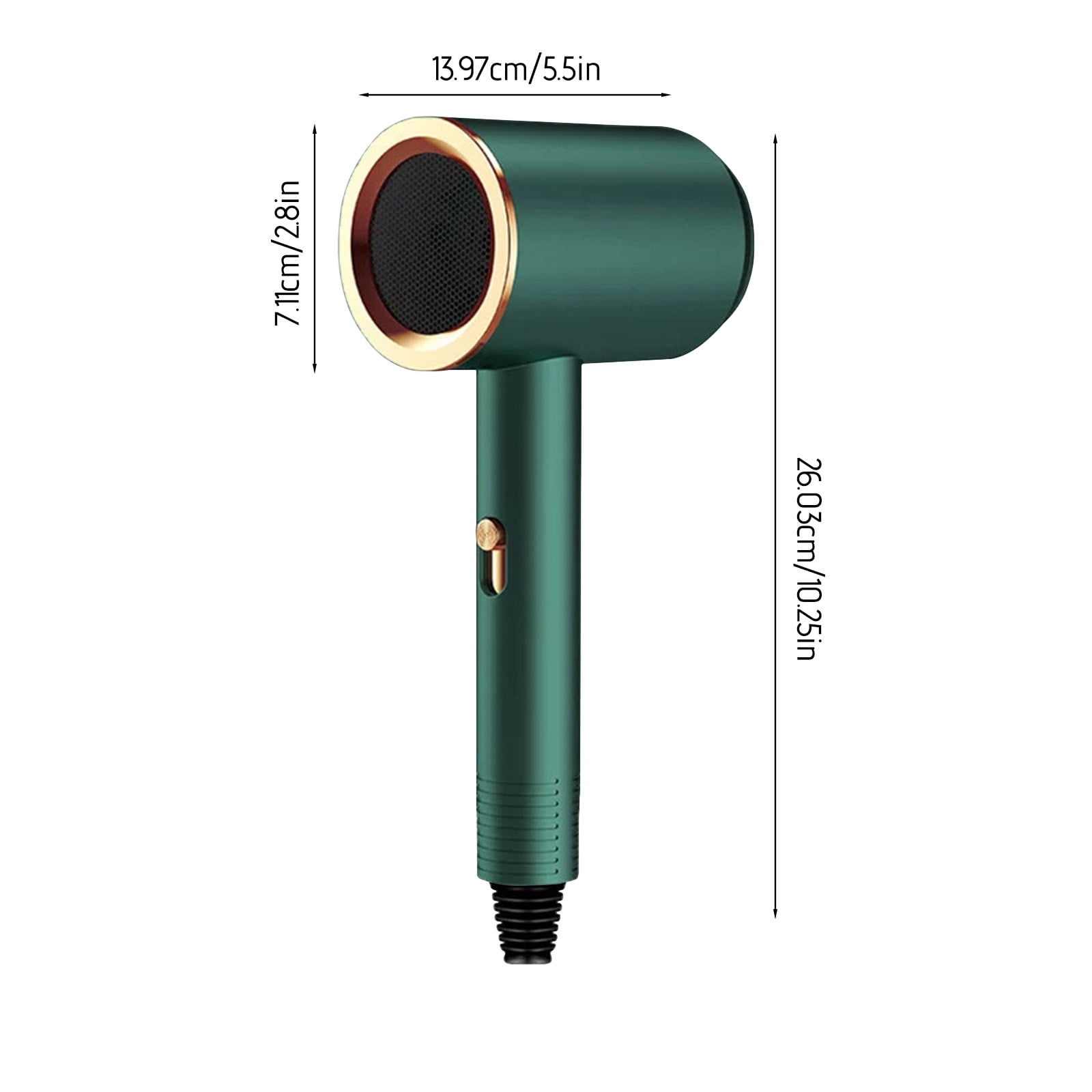 LWZWM New Home Appliances Clearence Sales Electric Hair Dryer High-Power Electric Hair Dryer Home Hair Dryer Hot Wind Comb Hair Salon Blowing Comb (#2 Green)