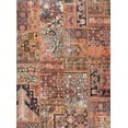 thumbnail image 1 of Ahgly Company Machine Washable Indoor Rectangle Contemporary Dark Sienna Brown Area Rugs, 2' x 4', 1 of 7