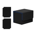 thumbnail image 2 of Almencla Trading Card Deck Box Card Holder Display for Baseball Card Collectible Card Black Blue, 2 of 8