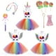 thumbnail image 2 of Vestidos de unicornio arcoíris para niños, niñas bebés, vestido de tutú de unicornio, disfraz de fiesta de Halloween, vestido de baile colorido para niños zhangyuxiang unisex, 2 of 2