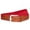 Red, variant on CrookhornDavis  Newport Pique Cotton Woven Elastic Belt (Men)