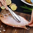thumbnail image 3 of Stainless Steel Fish Scaler Round Handle tool Stainless Fast Cleaning Scale Scraper Remover Kitchen Gadgets Skin Peeler Tool, 3 of 8