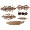 thumbnail image 1 of 6 horquillas vintage para el cabello, pasadores, accesorios para el cabello, estilo europeo, horquillas de cobre para mujeres y niñas (cobre), 1 of 8