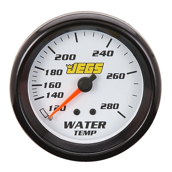 JEGS 2-5/8" Mechanical Water Temperature Gauge 120°-280º