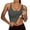 Grey, variant on Camisoles & Tanks Womens Square Neck Camisole with Built In Bra for Everyday Comfort and Workout Stretchy Sleeveless Tank Top