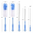 thumbnail image 2 of Bottle Brush Cleaner 5 Pack - Long Handle Water Bottle and Straw Cleaning Brush Set for Washing Narrow Neck Bottles,Sport Bottles,Kombucha,Wine Decanter,Flask,Beer Brewing Supplies, 2 of 9