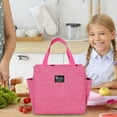 thumbnail image 3 of Lunch Bag BRIVILAS Lunch Box Reusable Bag Cooler Lunch Box For Office School Picnic, 3 of 5