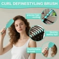 thumbnail image 2 of Curly Hair Brush, Curl Defining Brushes, Styling Brush for Curly Hair, Shaping and Defining Curls Brushes for Women (Green), 2 of 4