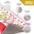 thumbnail image 4 of Summer Gnomes Dish Drying Mat 18x24 Inch ,Watermelon Fruit Buffalo Plaid Kitchen Dry Mats with Loop Absorbent Foldable Dishes Pad for Sink Counter Drainer Countertops Refrigerator Protector, 4 of 6