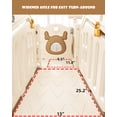 thumbnail image 6 of KORIMEFA 9-IN-1 Toddler Slide Set for kids Age 1-5, Bus-Themed Climber Indoor Outdoor Playset with Slide, Golf, Basketball Hoop, Climber, Wheel, 6 of 11