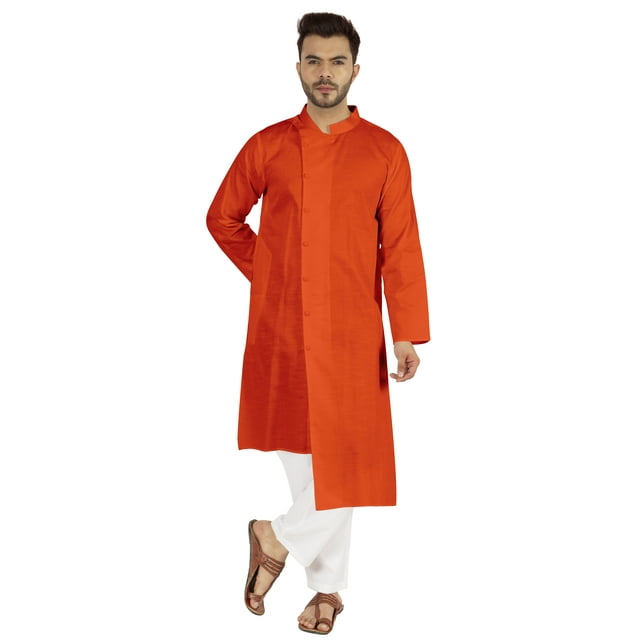 Atasi Kurta Pyjama Indien Ensemble 2 Pcs pour Hommes Tenue de Fête Robe Traditionnelle Tenue Ethnique