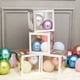 thumbnail image 1 of Juego de caja de regalo con globos para niño y niña de un año, 3 cajas de regalo + pegatinas de una letra + 24 globos amarillos en polvo verde azul de 10 pulgadas, 1 of 1