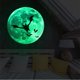 thumbnail image 1 of Txlixc poste de pared de luz nocturna de Halloween, decoración de luz nocturna de murciélago de bruja de luna 3D Txlixc  moda, 1 of 4