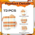 thumbnail image 3 of Plaid Harvest 2-Ply Napkins 24-ct. Disposable Decorative Paper Towel Fall Autumn Luncheon Napkins for Dinner Table Decoration Thanksgiving Wedding Party Supplies 3 Packs of 24 Bundle with Oggetto, 3 of 7