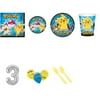 Pokemon Party Supplies Party Pack For 32 With Silver #3 Balloon