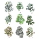 thumbnail image 3 of Injueey Plantas artificiales vibrantes para terrarios - Ilumina el espacio habitable Plantas de jardín Balcón artificial Hoja de raíz de Type3 NO3, 3 of 6